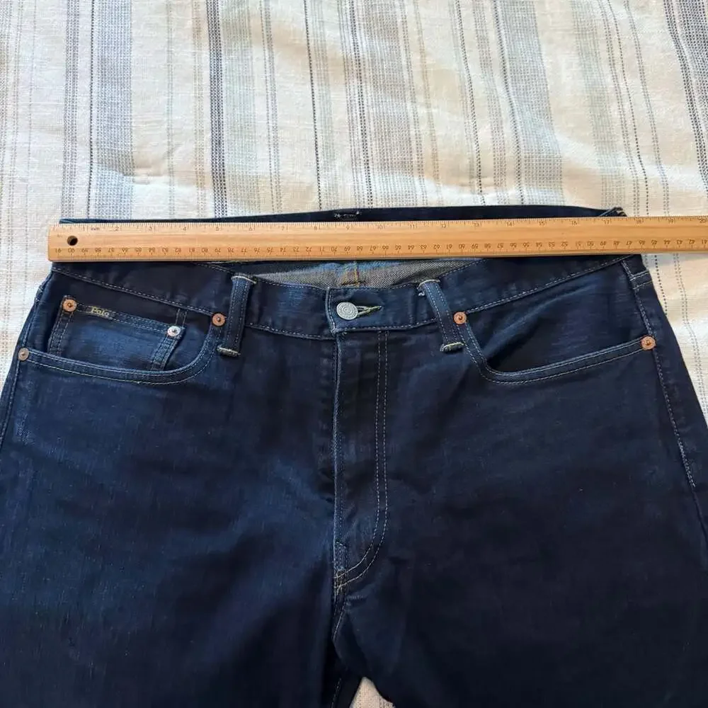Polo Ralph Lauren Jeans Size 36x32 Dark Wash Denim Pants